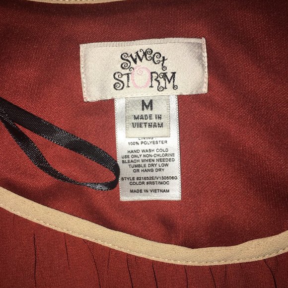 Burnt Sienna High-low Dress - Picture 4 of 6